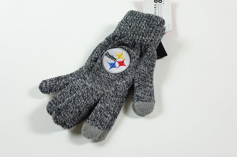 NFL Pittsburgh Steelers Gray Knit Gloves