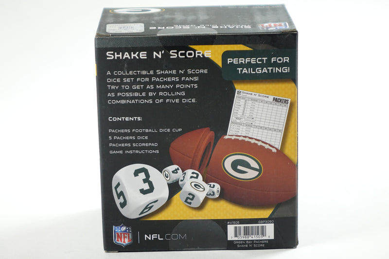 Shake n' Score Dice Game NFL Green Bay Packers