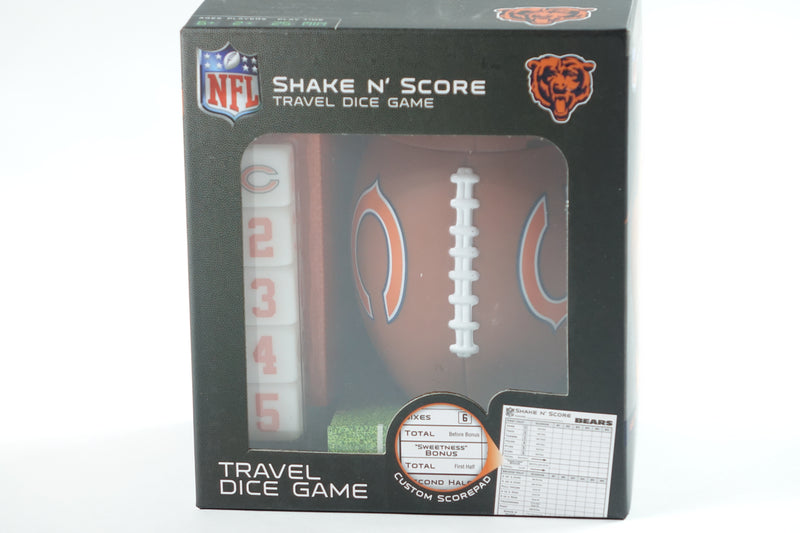 NFL Chicago Bears Shake N' Score Travel Dice Game