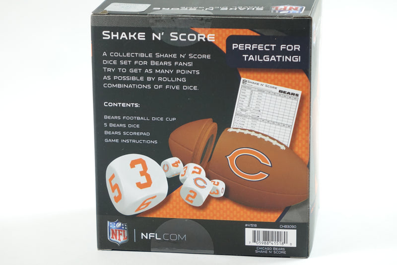 NFL Chicago Bears Shake N' Score Travel Dice Game