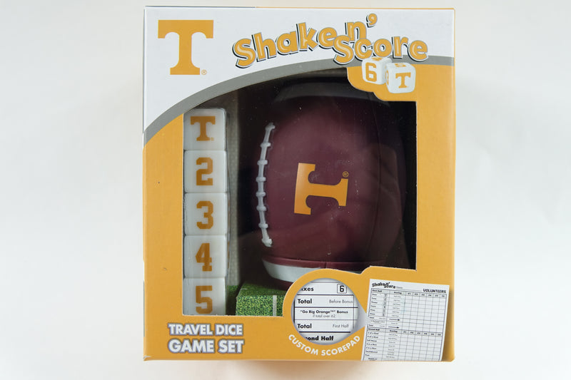 NCAA Tennessee Volunteers Shake N' Score Travel Dice Game