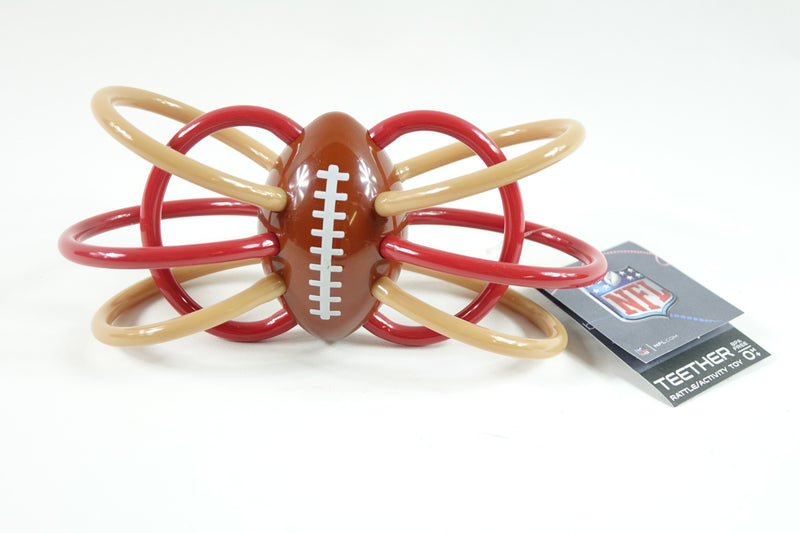 NFL Teether Rattle/Activity Baby Toy - San Francisco 49ers