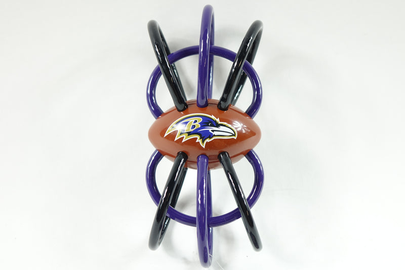 Baby Fanatic NFL Baltimore Ravens Winkle Teether Baby Rattle Officially Licensed