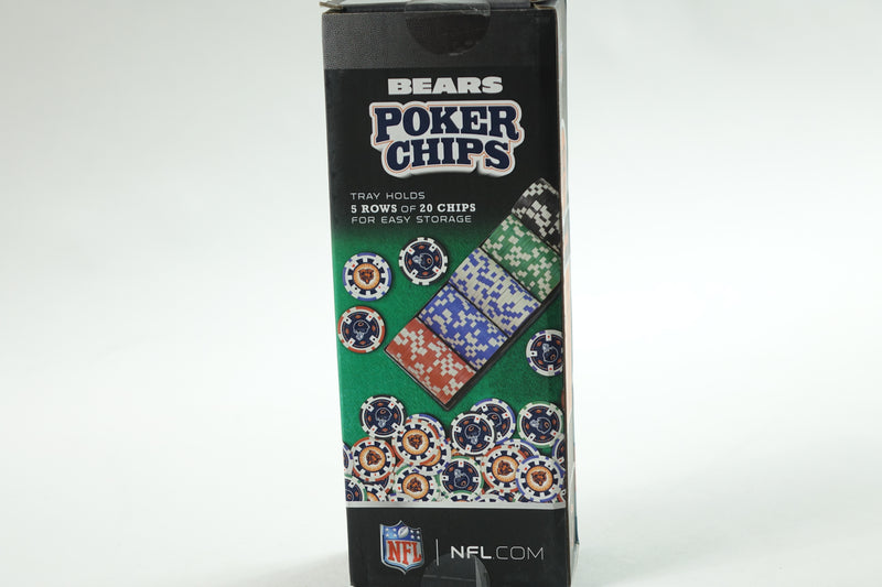 NFL Chicago Bears Poker Chips, 100 Piece