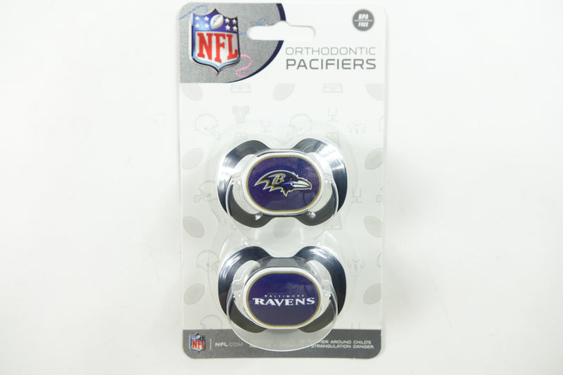 Baltimore Ravens NFL 2-Pack Pacifiers One Size