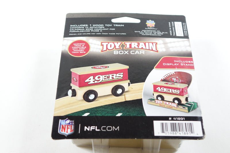 NFL San Francisco 49ers Toy Train Box Car