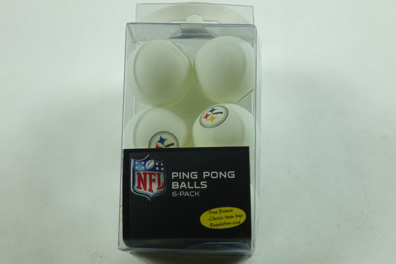 WinCraft NFL Pittsburg Steelers Ping Pong Balls (6 Pack)