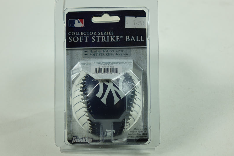 Franklin Sports New York Yankees MLB Team Baseball -Soft Strike Collector Series