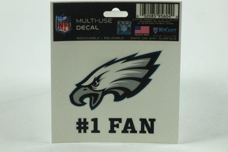 WinCraft NFL Philadelphia Eagles 95604010 Multi-Use Decal, 3" x 4"