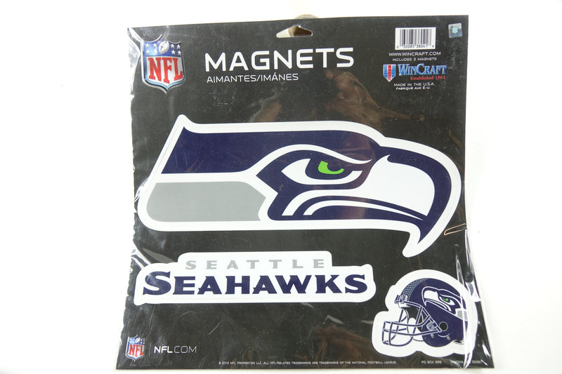 WinCraft NFL Seattle Seahawks Vinyl Magnet, 11 x 11