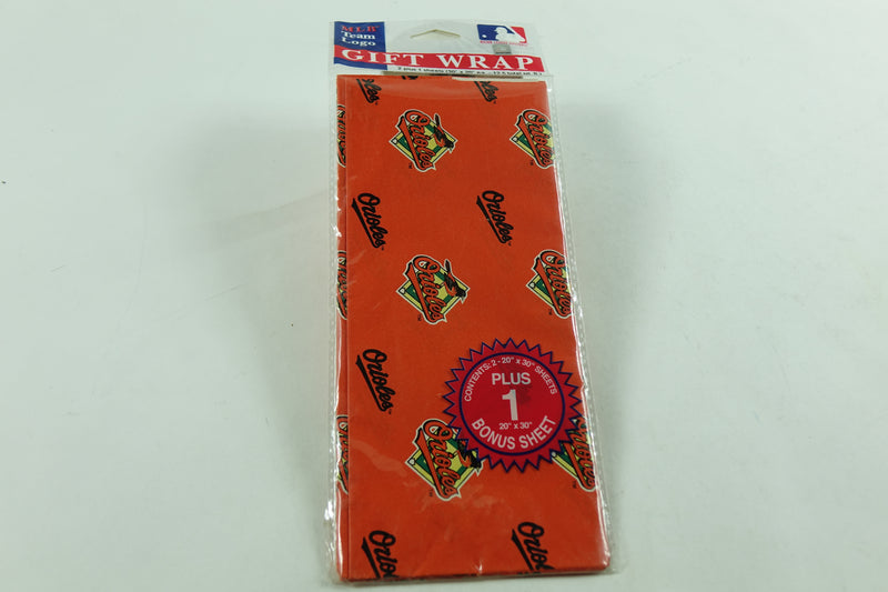 MLB Baltimore Orioles Gift Wrap