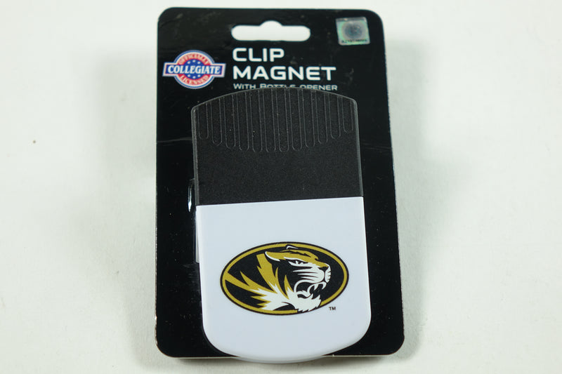 NCAA Siskiyou Fan Shop Missouri Tigers Chip Clip magnet with Bottle Opener