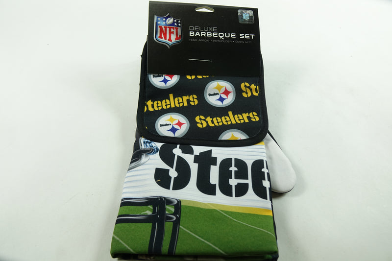 Pittsburgh Steelers NFL Premium 3-Piece Barbeque Tailgate Set