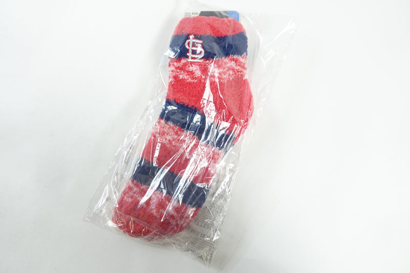 Fuzzy Zebra Socks MLB St. Louis Cardinals