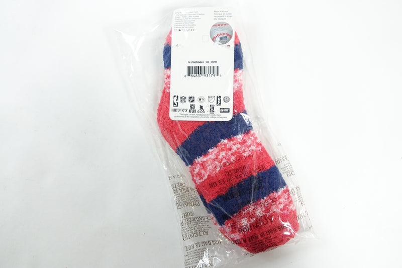 Fuzzy Zebra Socks MLB St. Louis Cardinals