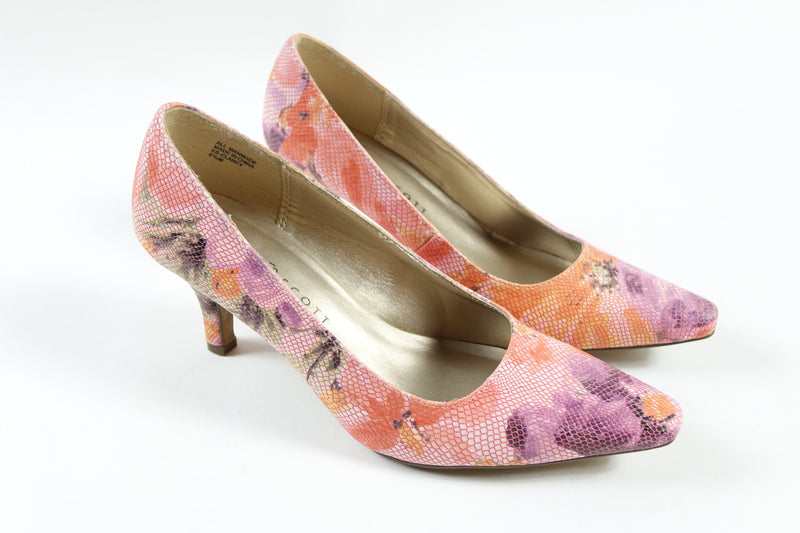 Karen Scott snake pattern heels.
