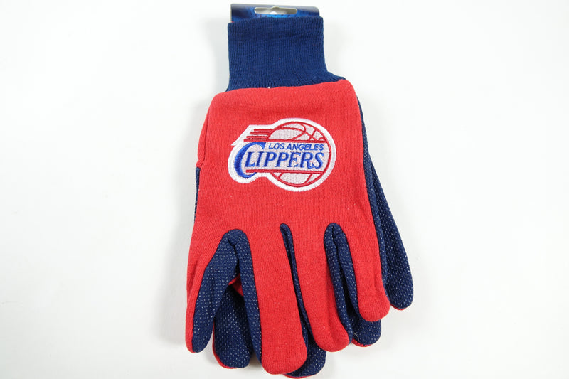 NBA Los Angeles Clippers Two-Tone Gloves, Red/Black Small S