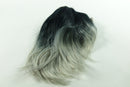 Yopo Wig- Black to Silver Ombre, WS002