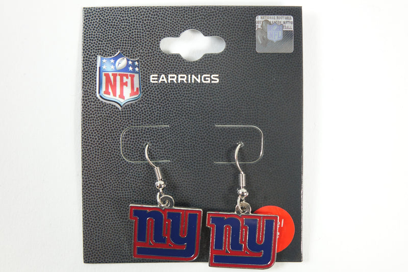 NFLNew York Giants Earrings J-Hook Logo, Team Color, (PSGLS0248839)