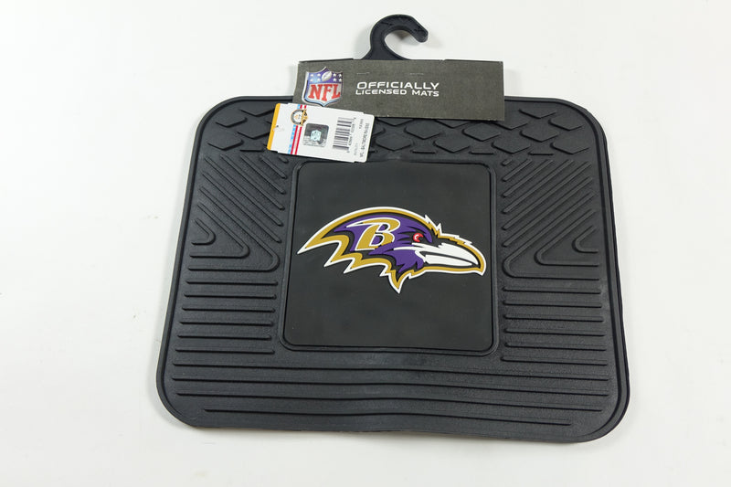 NFL Baltimore Ravens Back Row Utility Car Mats - 2 Piece Set, 14" x 17" One Size