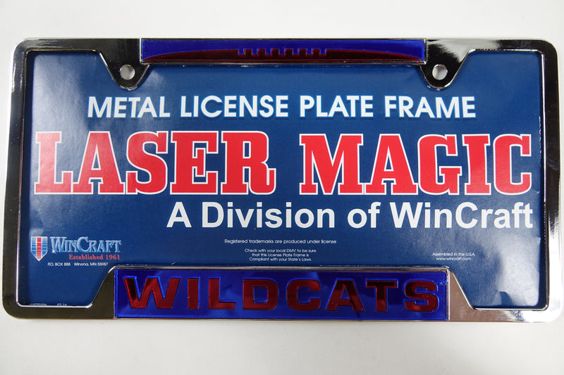 NCAA Arizona Wildcats Metal License Plate Frame