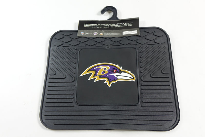 NFL Baltimore Ravens Back Row Utility Car Mats - 2 Piece Set, 14" x 17" One Size