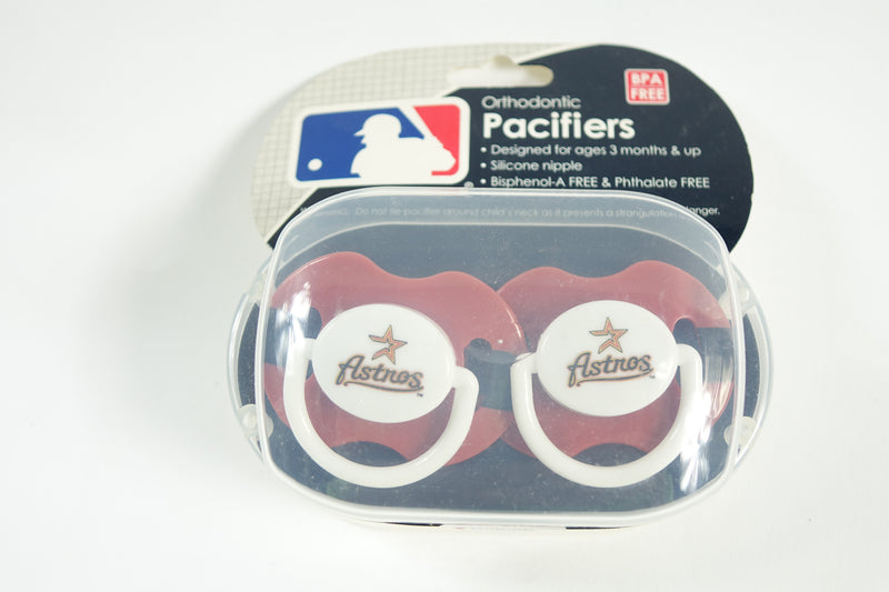 MLB Pacifier - Houston Astros Team Colors by Baby Fanatic