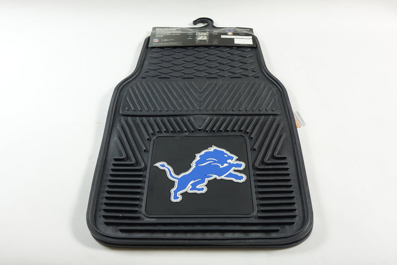 Detroit Lions NFL Heavy Duty 2-Piece Vinyl Car Mats (18x27in. )in.