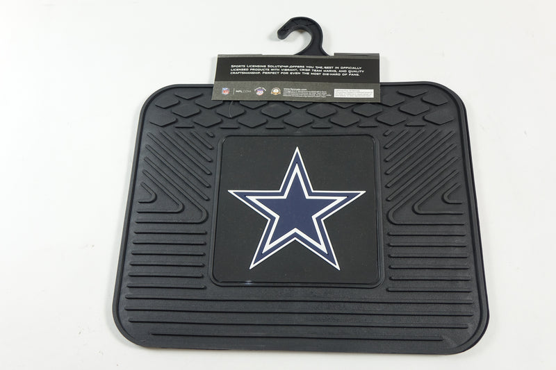 NFL Dallas Cowboys Back Row Utility Car Mats - 2 Piece Set, 14" x 17" One Size