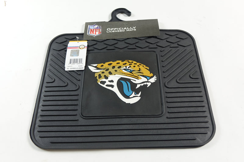 NFL Jacksonville Jaguars Back Row Utility Car Mats - 2 Piece Set, 14" x One Size