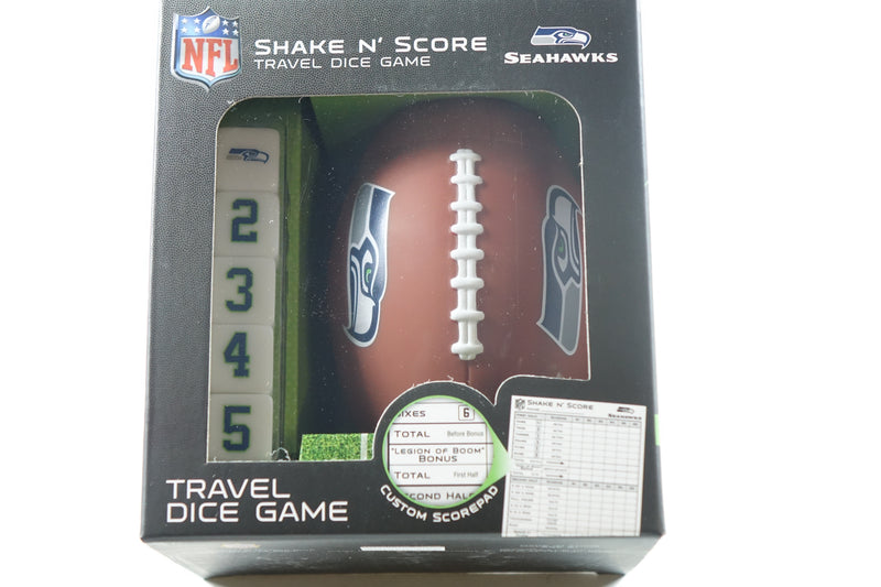 NFL Seattle Seahawks Shake N Score Travel Dice Game