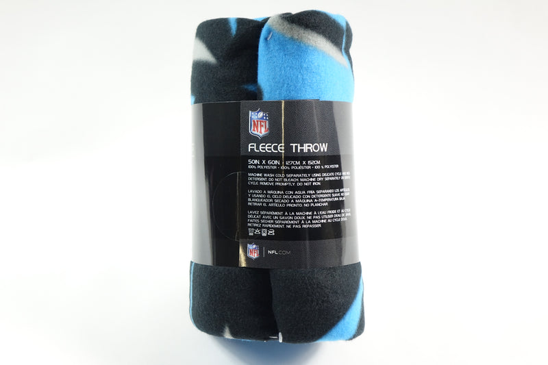 NFL Carolina Panthers Fleece Throw Blanket, 50" x 60", Campaign