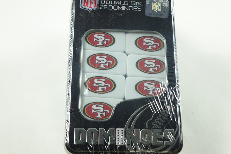 NFL San Francisco 49ers Collector Edition Double Six Dominoes