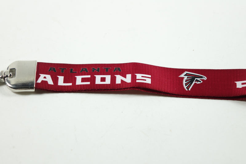 NFL Atlanta Falcons Wristlet Lanyard, Red, One Size