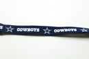 NFL Dallas Cowboys Unisex LANYARDS, Back, One Size, silver/navy, PSGLS0282316