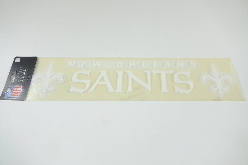 NFL New Orleans Saints Perfect Cut Decal, 4" x 16"