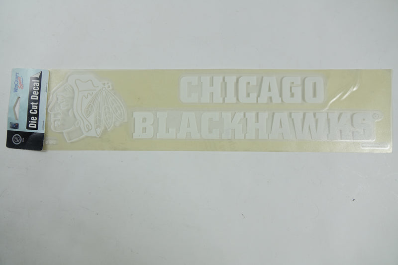 NHL Chicago Blackhawks Perfect Cut Decal, 4" x 16"