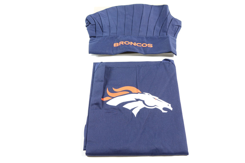 NFL Denver Broncos Barbecue Tailgating Apron And Chef's Hat One Size