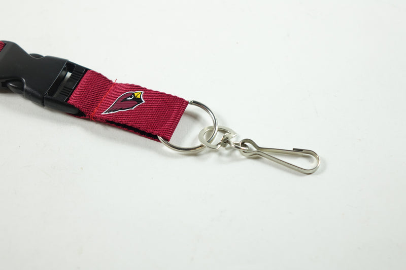 NFL Arizona Cardinals Two-Tone Lanyards, Red/Black, One Size