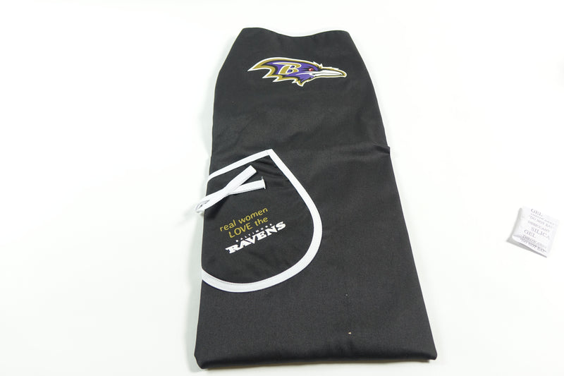 PSG NFL Baltimore Ravens Hostess Apron Black