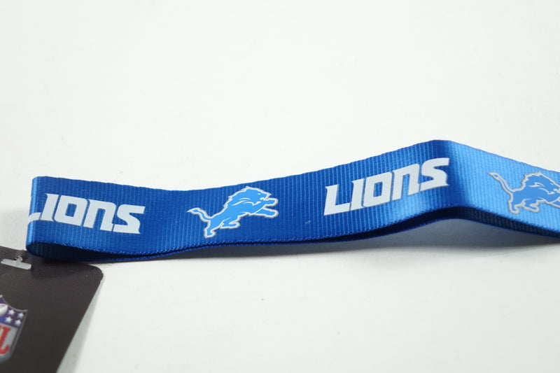 NFL Detroit Lions Wristlet Lanyard, Blue, One Size