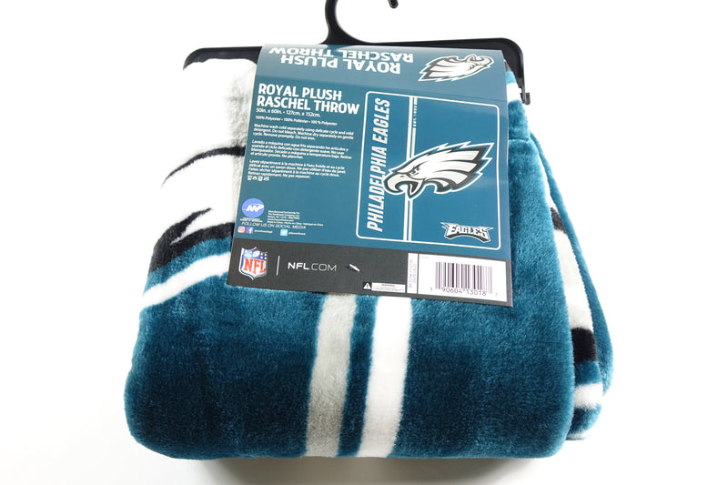 NFL Philadelphia Eagles 50x60 Raschel Restructure Design Blanket One Size