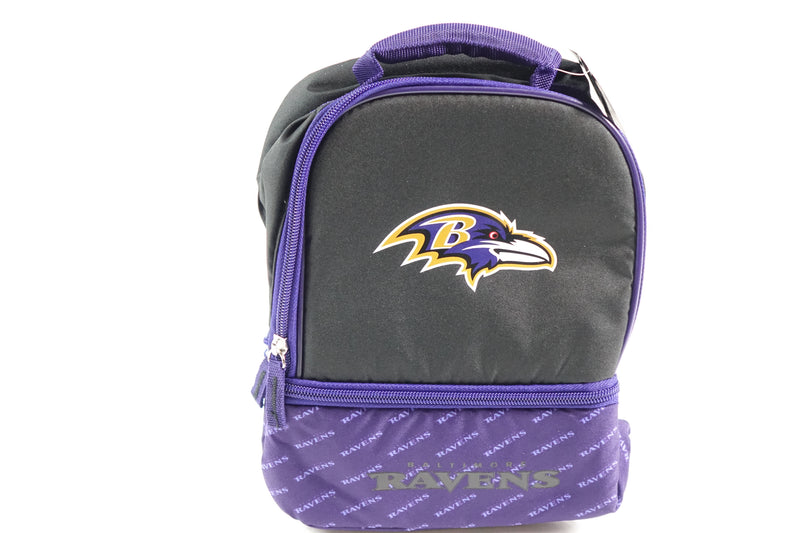 NFL Baltimore Ravens Unisex Lunch Bag, Black, one size One Size