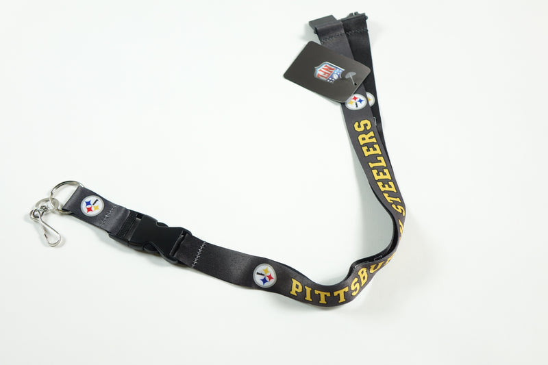 NFL Pittsburgh Steelers Unisex Pittsburgh Steelers Lanyard Reverse Pop C,  Sma S