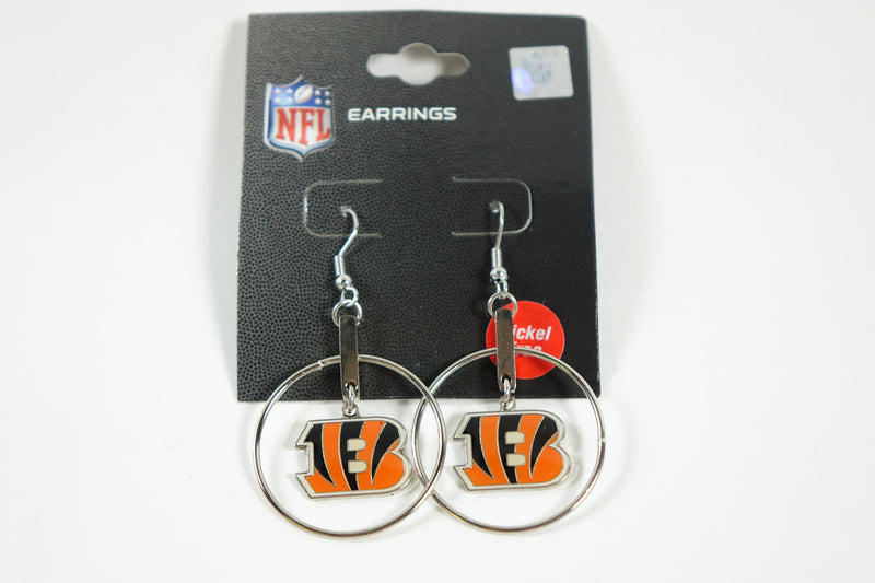 NFL Cincinnati Bengals Hoop Earrings