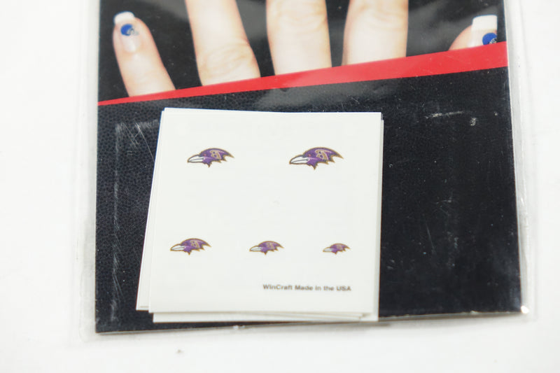 NFL Baltimore Ravens 4-Pack Temporary Nail Tattoos