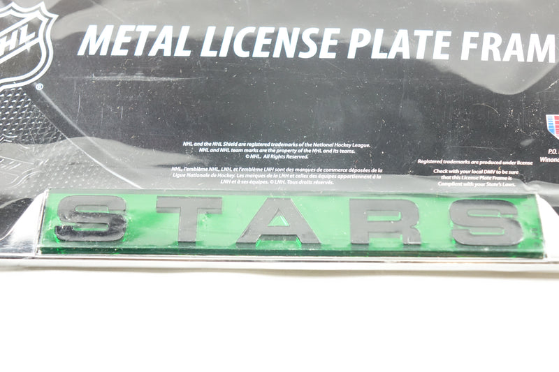 NHL Dallas Stars Metal License Plate Frame