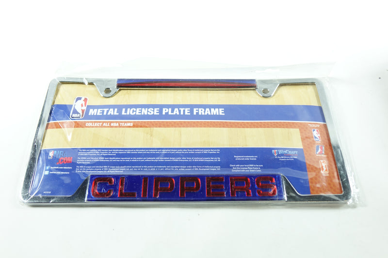 NBA Los Angeles Clippers Metal License Plate Frame