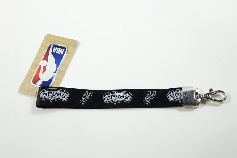 San Antonio Spurs Wristlet Lanyard NBA Keychain Key Chain Car Auto Ring