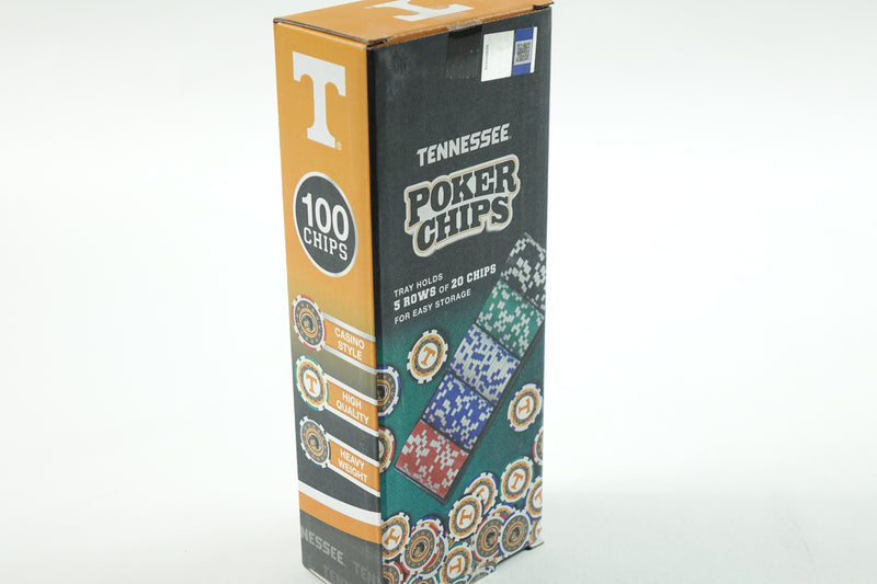 NCAA Tennessee Volunteers 100-Piece Poker Chips One Size